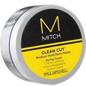 Paul Mitchell Mitch Clean Cut Medium Hold Semi-Matte Styling Cream 3 oz Hair Men